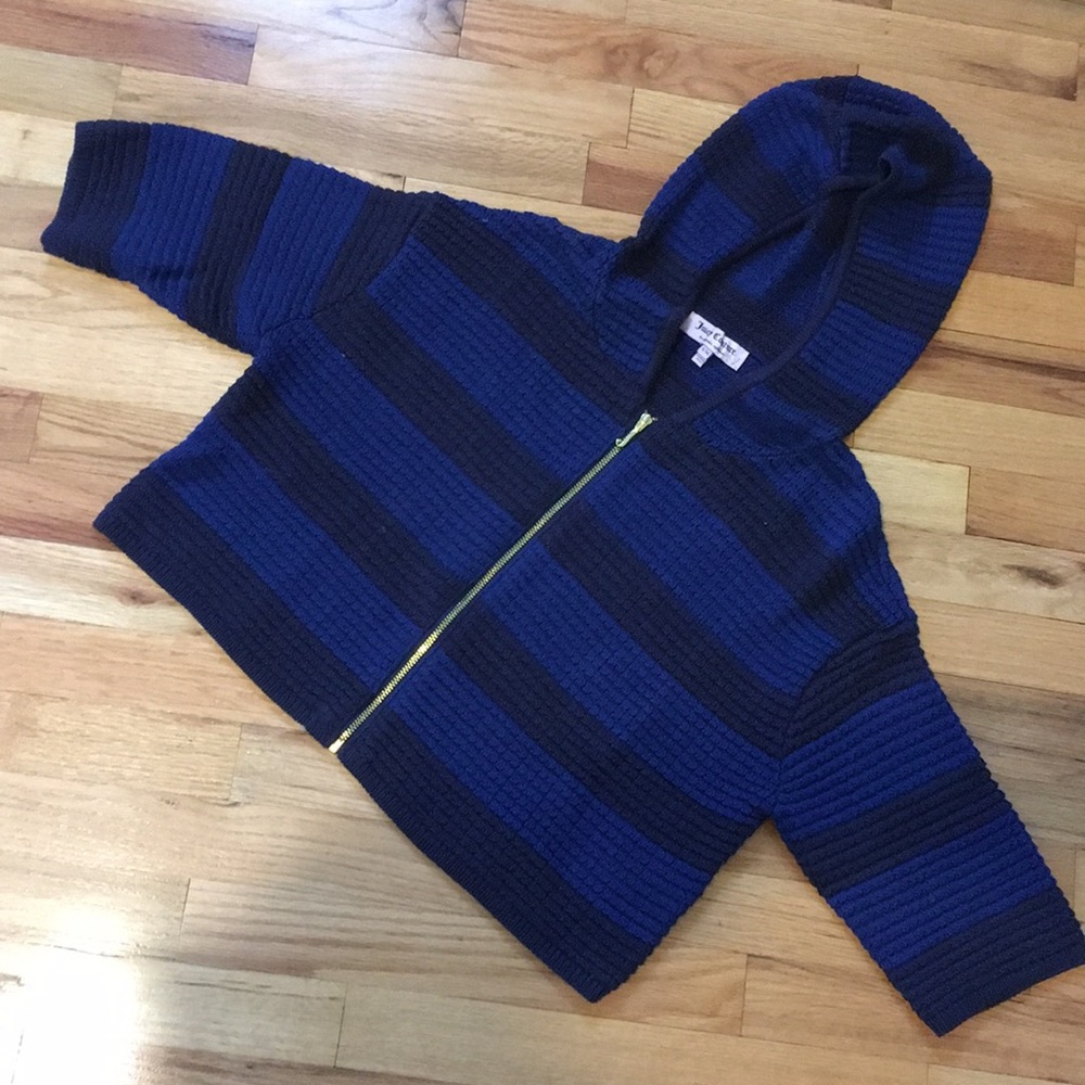 Striped Juicy Couture knit crop sweater